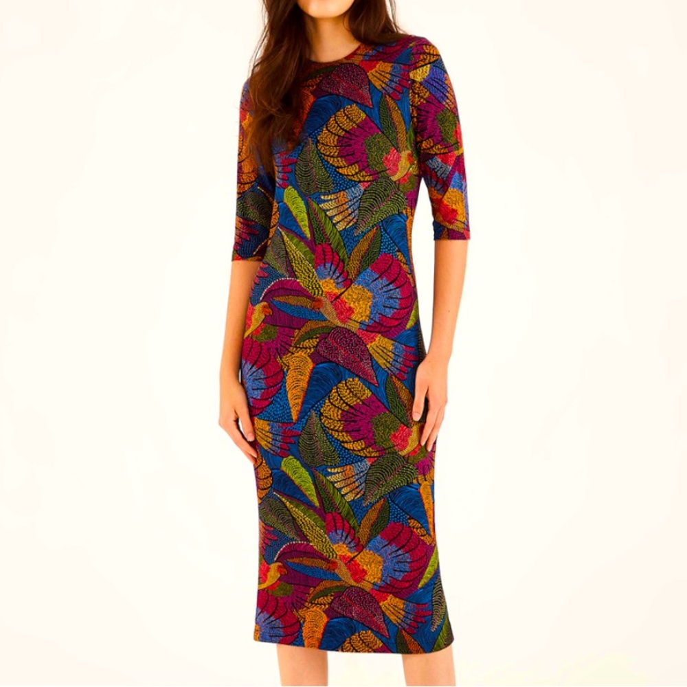 Farm Rio Dotted Macaws Dress